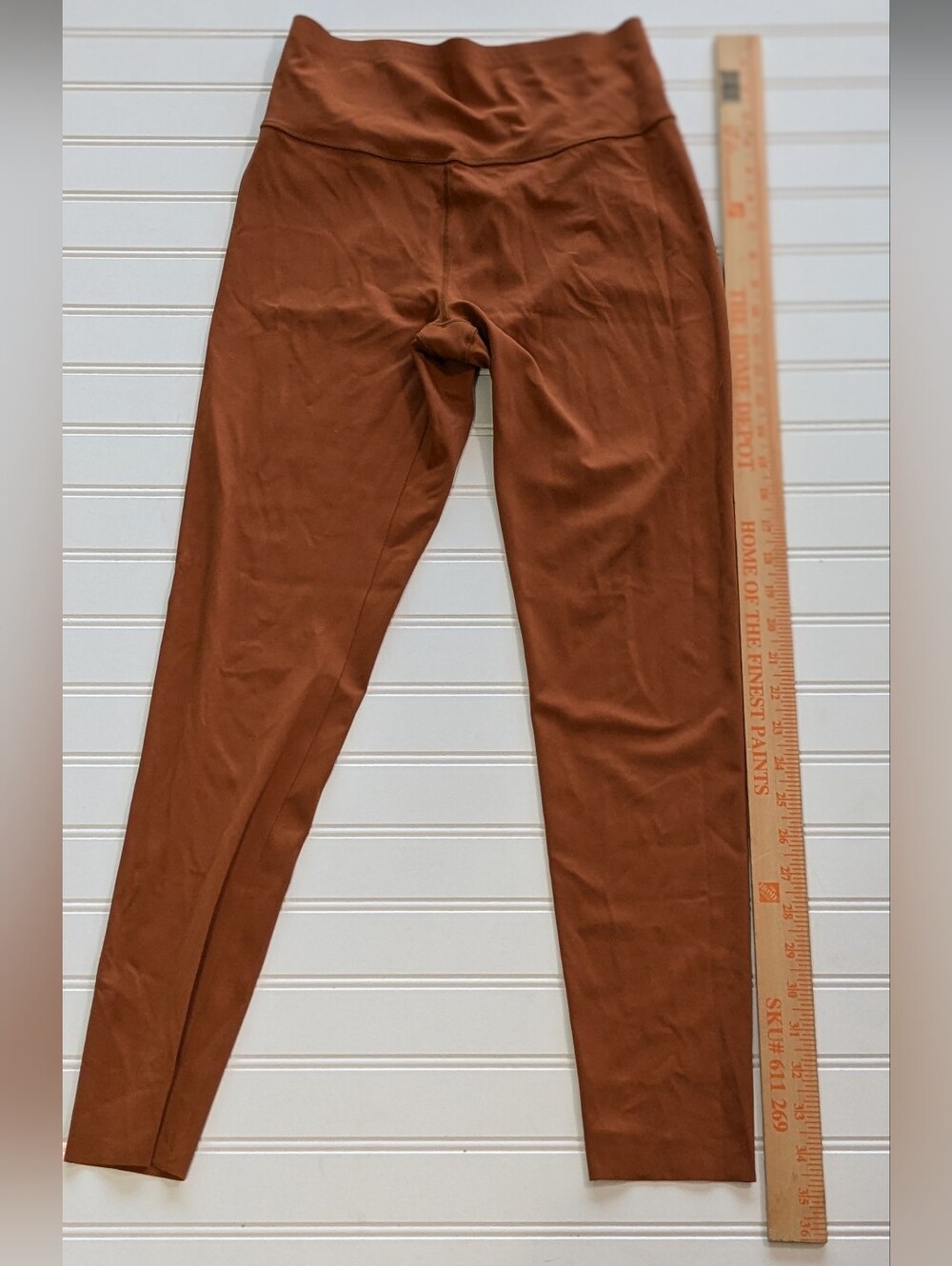 BALEAF Women’s Burnt Orange Leggings High Rise 27" yoga M